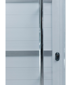 Alternative view of PORTA LAMBRIL POP COM PUXADOR FECH ROLLET E FRISO - LINHA 25